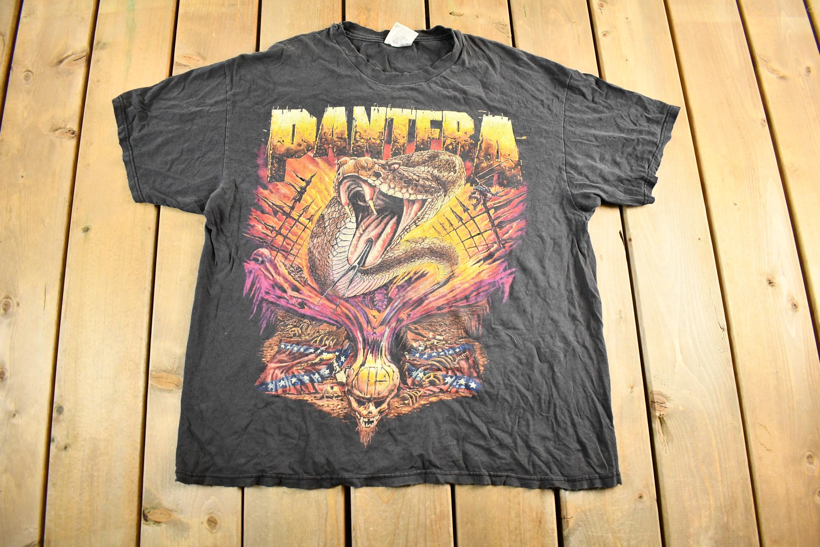 Vintage 1999 Pantera World Domination Tour Graphic T-shirt Men's