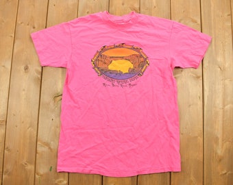 Vintage 1990s Owachomo Natural Bridge Souvenir T Shirt / Streetwear / Made In USA / Vacation Tee / Travel T Shirt / Tourist / Single Stitch