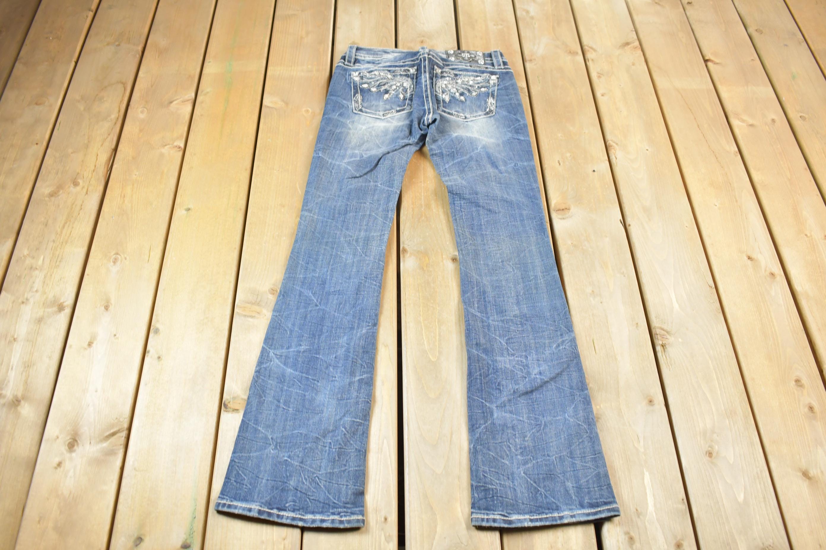 00s D.I.A. clash flare denim glitter y2k grunge y2k rhinestone