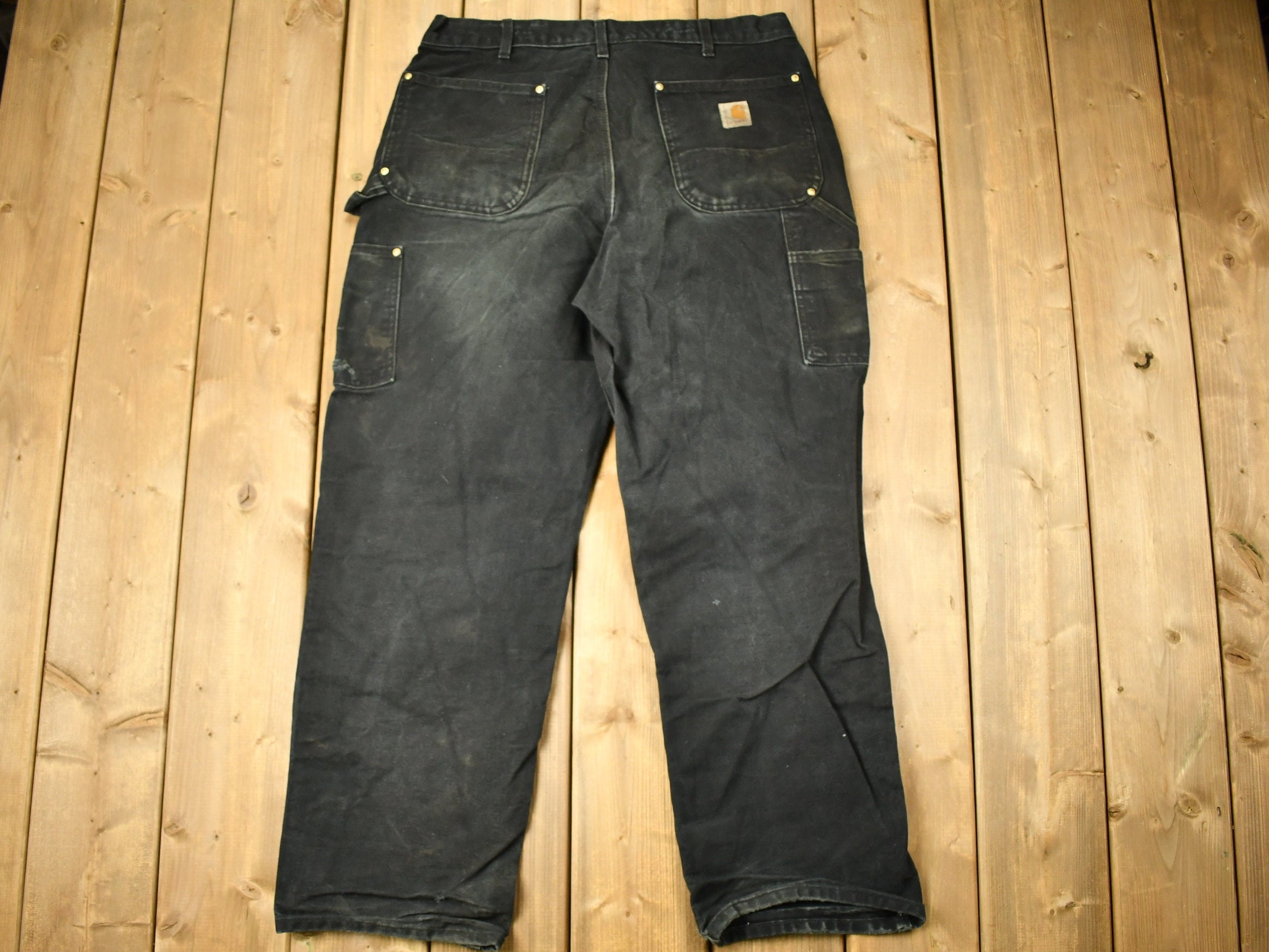 Vintage 1990s Carhartt Work Pants Size 40 X 32 / 90s Carpenter