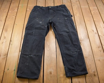 パンツ 80s Carhartt double knee work pants 1980s Carhartt Double Knee Pants – Second Rodeo