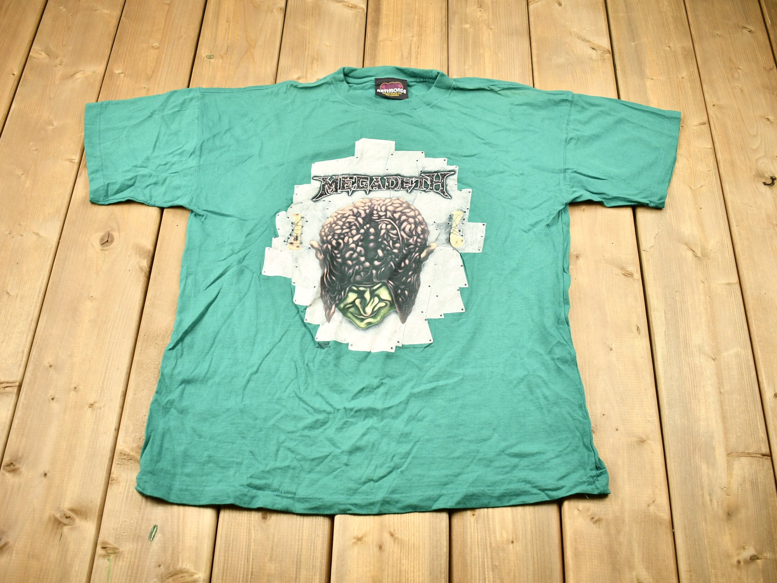 Vintage 1995 Megadeth Youthanasia Band T-shirt / Band Tee Vintage 1995 Megadeth Youthanasia Band T-shirt / Band Tee