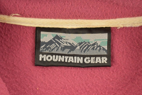 Vintage 1990s Mountain Gear Full Zip Fleece Sweat… - image 6