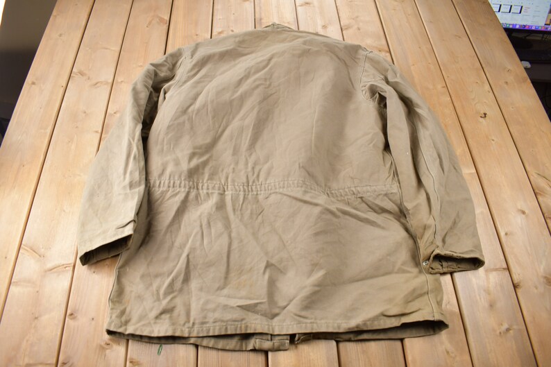 Vintage 1990s angustiado Carhartt manta forrada chaqueta de campo hecha en EE.UU. tamaño XXL imagen 2