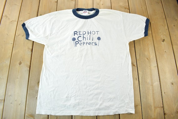 当時モノ 【RED HOT CHILI PEPPERS】2002 TOUR T Vintage 2002 Red Hot Chili Peppers Tour Band T-shirt / Y2K Band