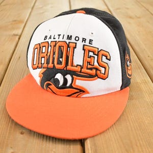 Vintage 1990s Baltimore Orioles MLB Snapback Hat / 90's Embroidered Baseball Cap