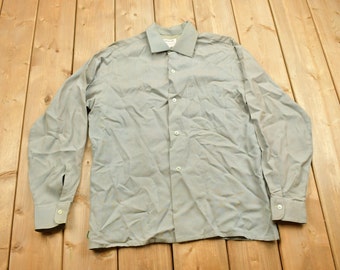 Vintage 1990s Arrow Araspice Button Up Shirt / 1990s Button Up / Vintage Dress Shirt / Basic Button Up / Vintage Arrow / Vintage Button Up