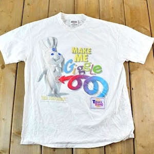 Vintage 1998 Pillsbury Doughboy Touch Tone Single Stitch T-Shirt  / 90s Vintage Souvenir Tee / Rare Vacation Tee / Summer Shirt Made In USA
