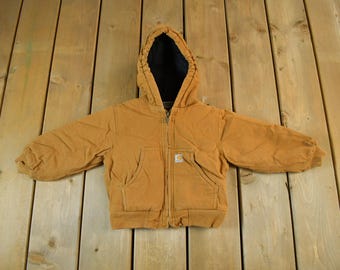 Vintage Y2K Carhartt Toddler Work Jacket Size 2T / Workwear / Newborn Carhartt / Size 2T / Baby Carhartt