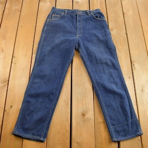 Vintage 1970s Lee Jeans Size 31 x 27.5 / Vintage Denim / Vintage Lee / Made In USA / Retro Jeans / True Vintage