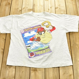 ヴィンテージ 1993 タスマニアンデビル 野球漫画 Tシャツ / シングルステッチ / ワーナーブラザーズ / タスマニアトルネードス / SSI / タズ / ルーニーテューンズ