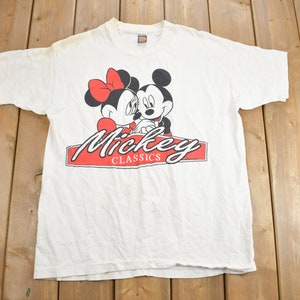 ヴィンテージ 1990年代 ミッキーアンリミテッド ミッキー＆ミニーマウス カートゥーン Tシャツ / 90年代 ディズニー Tシャツ / ミッキークラシックス