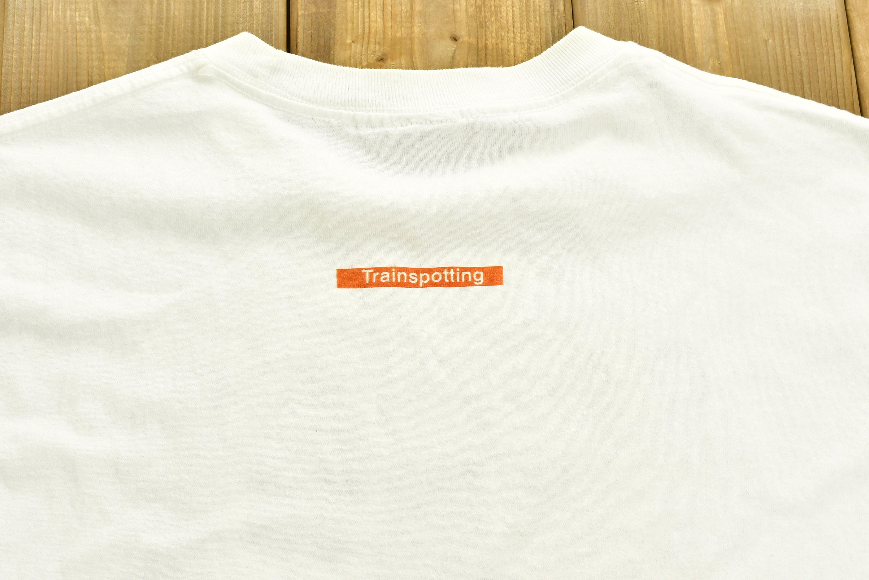 Vintage 1996 Trainspotting Movie Promo T-shirt / 1990's Vintage 1996 Trainspotting Movie Promo T-shirt / 1990's