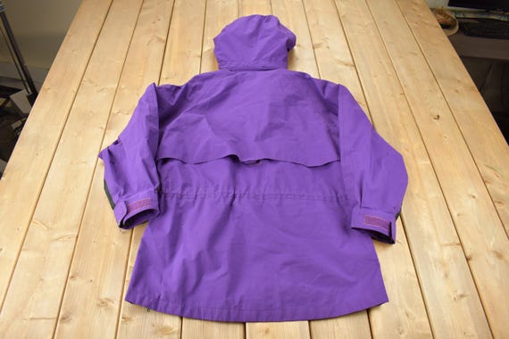 Vintage 1990s Eddie Bauer Purple Rain Jacket / 90s Eddie Bauer