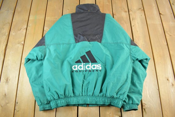 Vintage 1990s Adidas Equipment Color Block Jacket Men's Large