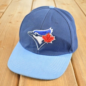 Vintage 1990s Toronto Blue Jays MLB Baseball Snapback Hat / 90's Embroidered Sportswear Cap