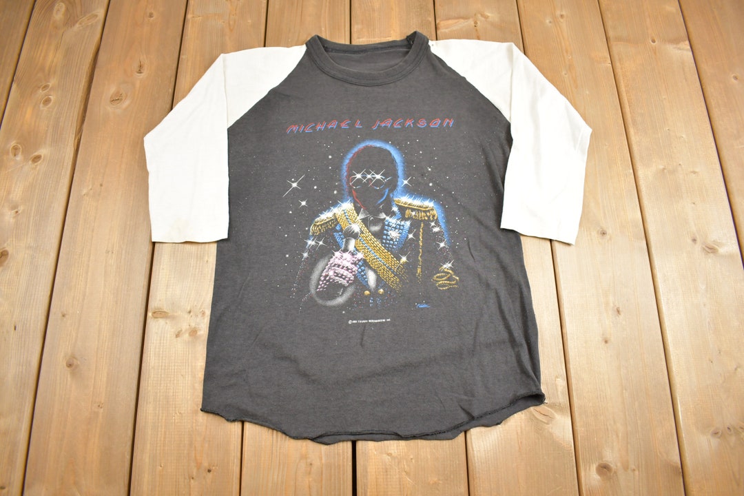 Vintage 1984 Michael Jackson Victory Tour T-shirt / Raglan / Band