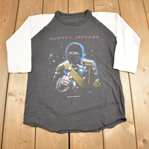 Vintage 1984 Michael Jackson Victory Tour T-shirt / Raglan / Band Tee / Single Stitch / Made in USA / Premium Vintage