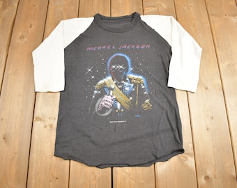 Vintage Michael Jackson Concert T-shirt -1984-the Victory Tour - Etsy