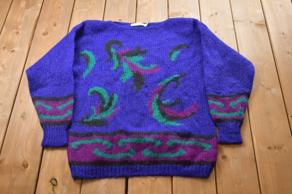 Vintage Knitted Cambridge Spirit Sweater / Vintag… - image 1