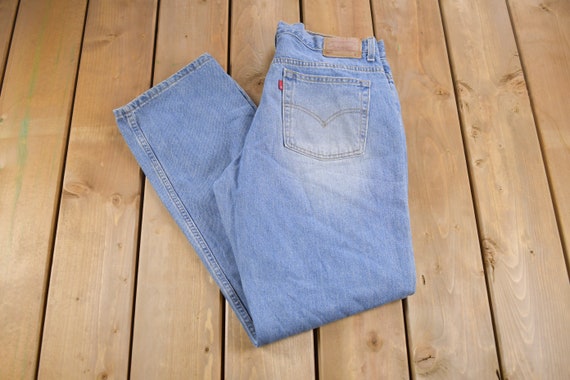 Vintage 1990s Levi's 505 Blank Red Tab Denim Jeans Size 34 - Etsy