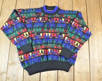 Soul of Australia COOGI ウール 3D ニットセーター Sサイズ S マルチ