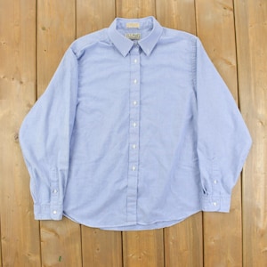 Vintage 1990s L.L. Bean Formal Button Up Shirt Made In USA