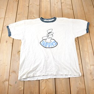 Vintage 1990s Barons Single Stitch Graphic T Shirt Made In USA Size XL