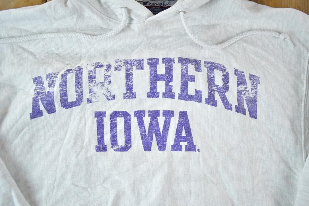 Vintage Y2K Northern Iowa Champion Reverse Weave Hoodie