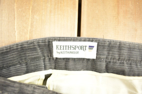 Vintage 1970s Keithsport By Keithmoor Grey Cordur… - image 3