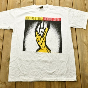 Vintage 1994 Rolling Stones Voodoo Lounge Tour Band T-shirt / Single Stitch / Made in USA / 90s T-shirt / Music Promo / Premium Vintage