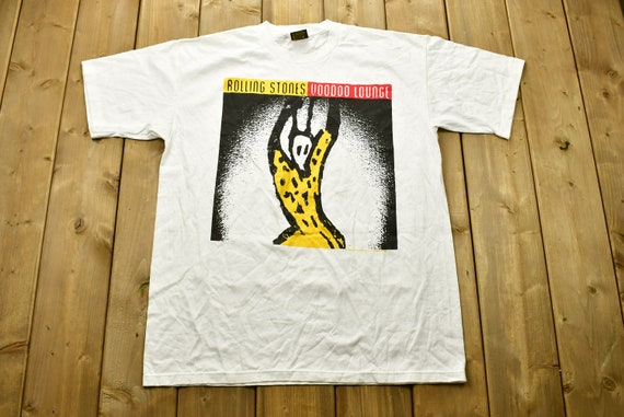 トップス 90's The Rolling Stones Voodoo Lounge Vintage 90's the Rolling Stones Voodoo Lounge Concert Band