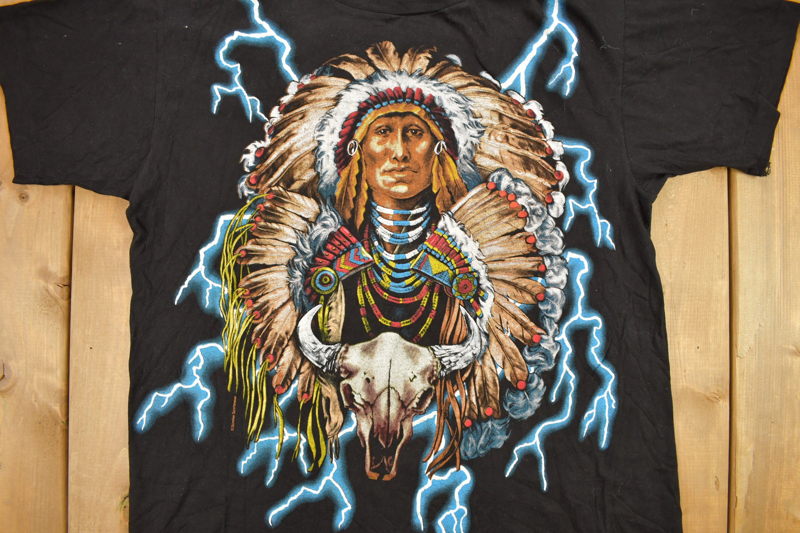 25WD201 90s American Thunder vintage 半袖t ▷ Vintage American Thunder T-Shirt 1990s | TWOVAULT