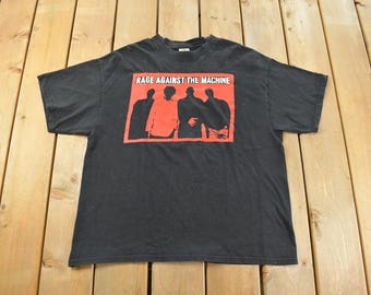 90's Vintage Rage Against the Machine T-shirt Single Stitch - Etsy