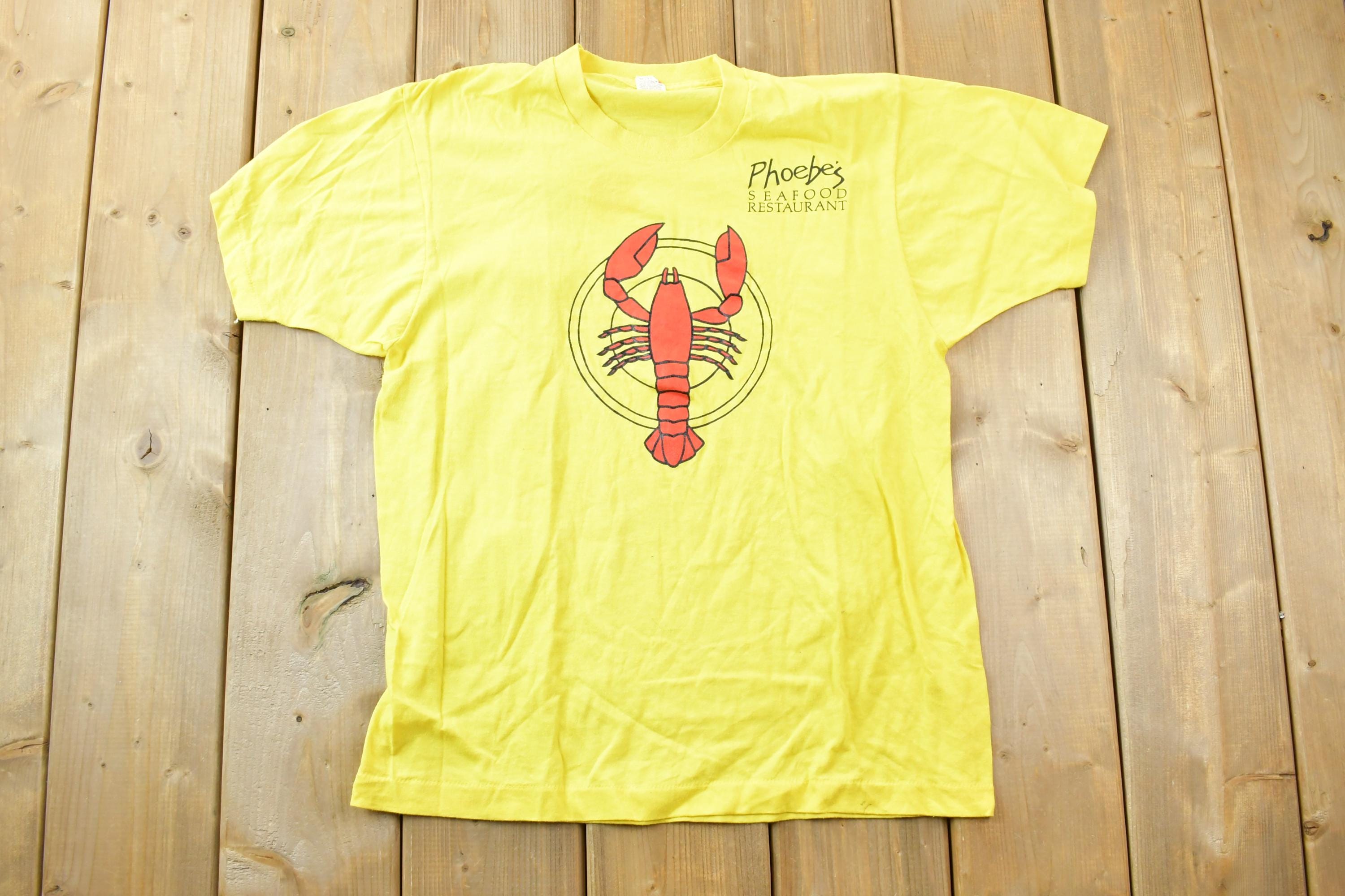 80s Seafood T Shirt - Etsy New Zealand