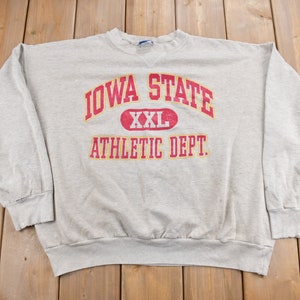 Vintage 1990s Iowa State Universität College-Sweatshirt mit Rundhalsausschnitt / NVA-Sweatshirt / Sportkleidung / Americana