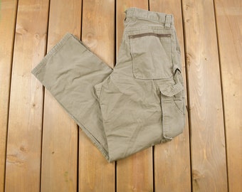 Vintage 1990s Wrangler Riggs Workwear Cargo Pants Size 32 x 32 / Outdoorsman / American Vintage / Workwear / Streetwear / Vintage Pants