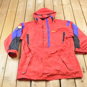 Vintage 1980s 1990s Columbia Sportswear Anorak Side Zip Ski Jacket