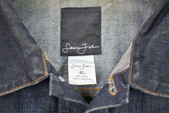 Vintage 1990s Sean John Denim Jean Jacket / Vintage Denim Vintage 1990s Sean John Denim Jean Jacket / Vintage Denim