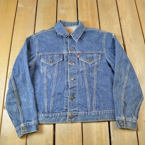 Vintage 1970s Levi's Type 3 Denim Jacket / Vintage Jean Jacket / True Vintage / Vintage Levi's / Trucker Jacket / Made In USA / Size 42