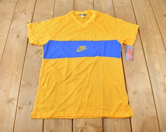 Koszulka Nike z siateczki z lat 70. z kolekcji Deadstock / Prawdziwy vintage / Odzież sportowa / Odzież uliczna / Wyprodukowano w USA / Stare Nike