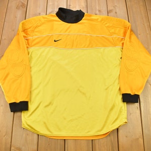 custom print available Lotto adult size football goalkeeper shirt orange black 