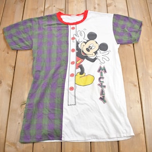 ヴィンテージ 1990年代 ミッキーマウス グラフィック ラウンジ Tシャツ / 90年代 グラフィック Tシャツ / パジャマ シャツ