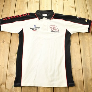 Vintage NASCAR Dale Earnhardt T-Shirt / Embroidered / Chase Authentics / NASCAR Racing / 90s Streetwear / Athleisure / Sportswear
