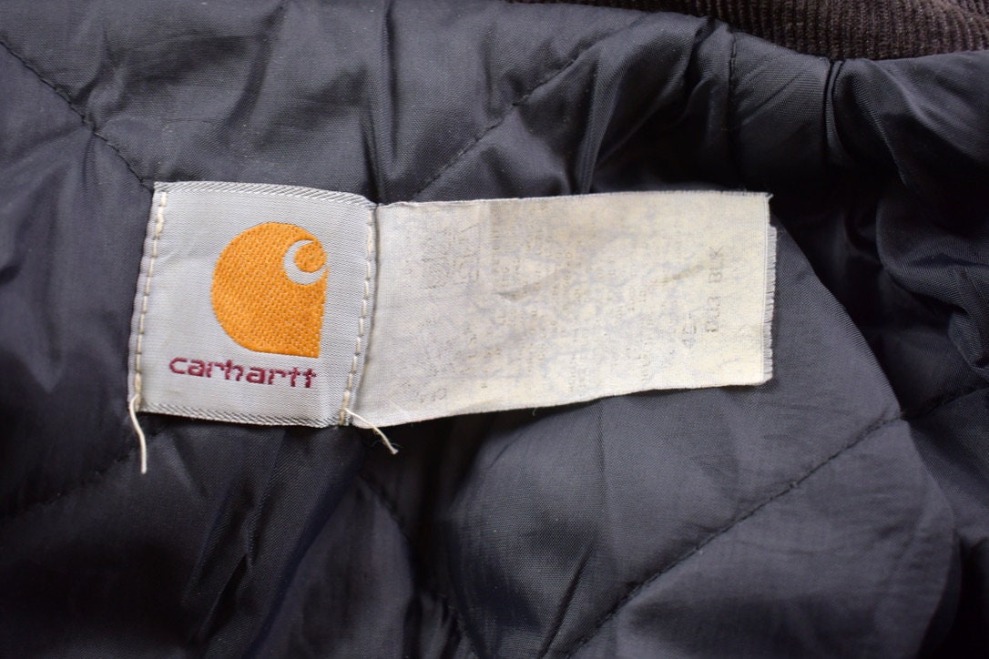 Vintage 1990s Carhartt Mens Nylon Quilt Lined Sandstone - Etsy