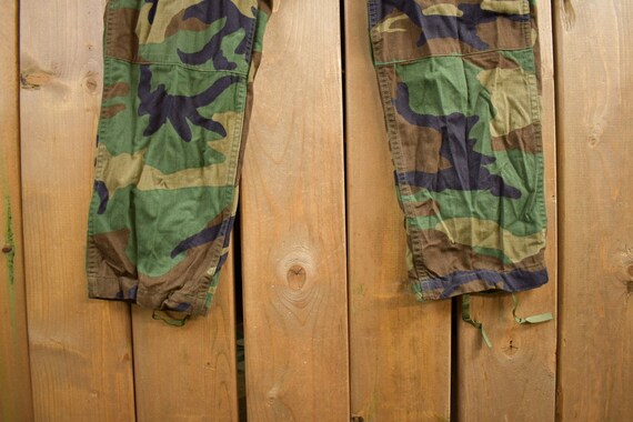Vintage 1990s US Army Camouflage Cargo Pants Size… - image 4