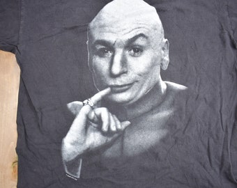 Vintage 1998 Dr Evil Austin Powers Movie Promo T-shirt Vintage 1998 Dr Evil Austin Powers Movie Promo T-shirt