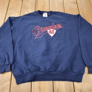 Vintage 1990s MC Crusaders Embroidered Crewneck Sweatshirt Size Large