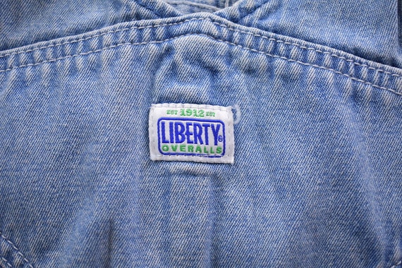 Vintage 1990s Liberty Denim Jean Overalls Size Me… - image 5