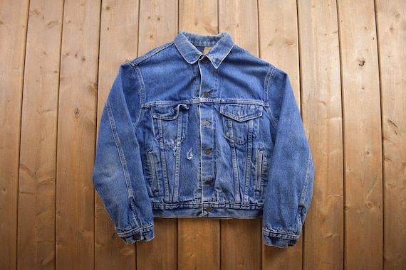 Vintage 1990s Sheplers Denim Jean Jacket / Vintage Denim